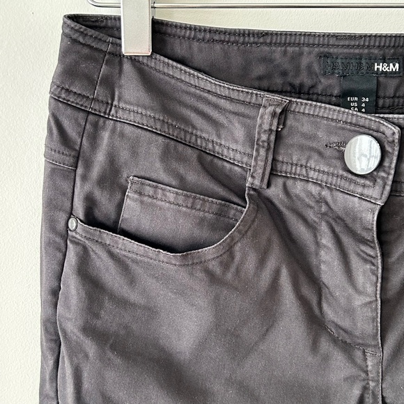 H&M Dark Gray Flare Leg Pants - Picture 5 of 16